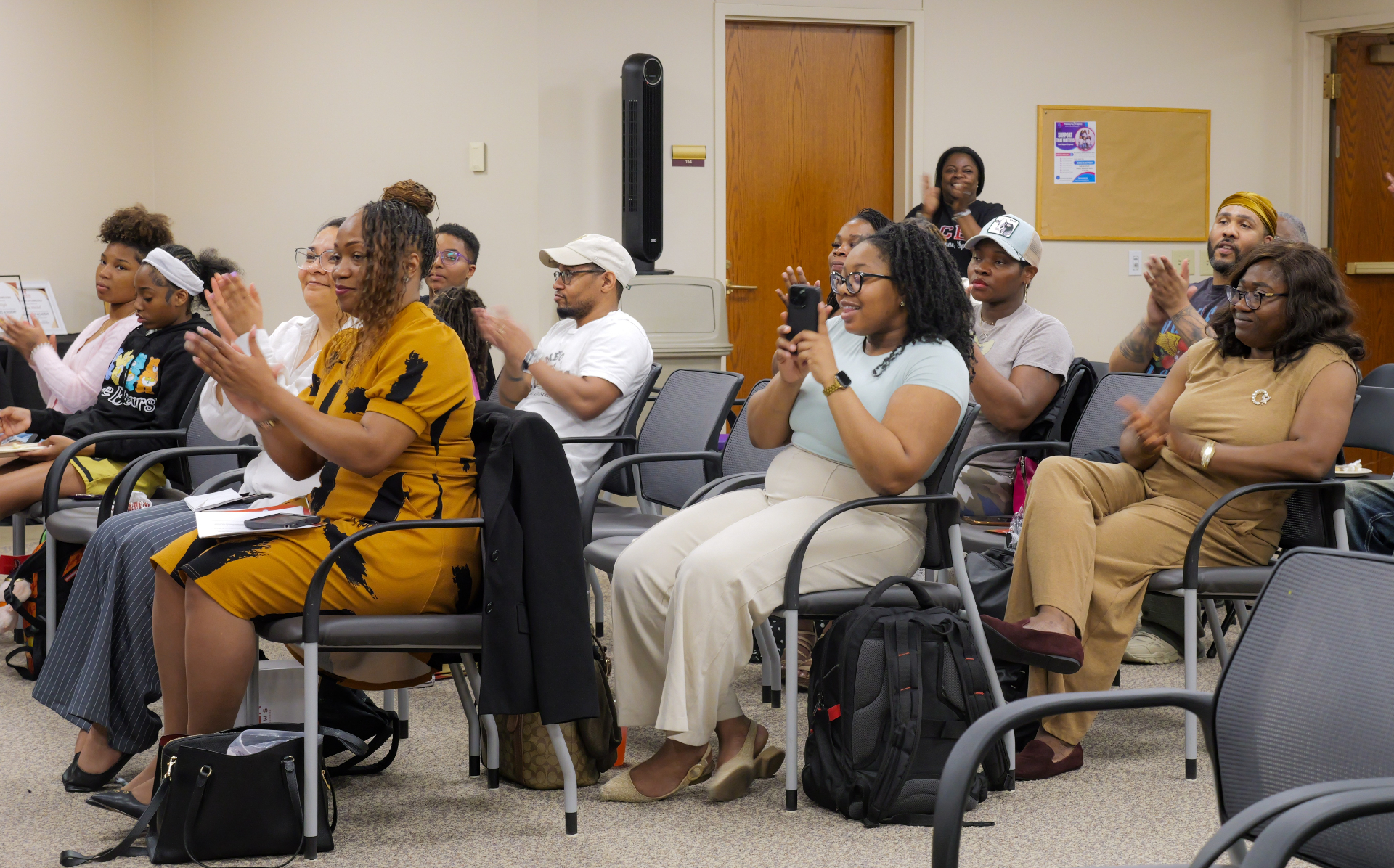 Young leader at a workforce readiness event